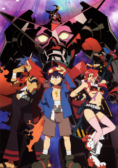 Affiche de Gurren Lagann