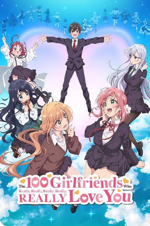 Affiche de Les 100 Petites Amies Qui T'Aiiiment À En Mourir